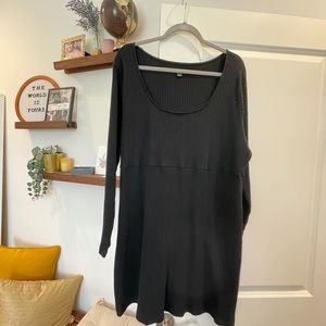 Wild Fable Black Long sleeved bodycon dress